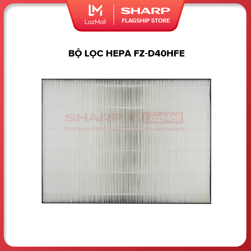Bộ lọc hepa sharp fz-d40hfe dành cho máy kc-g40ev-w kc-g50ev-w - hàng chính hãng