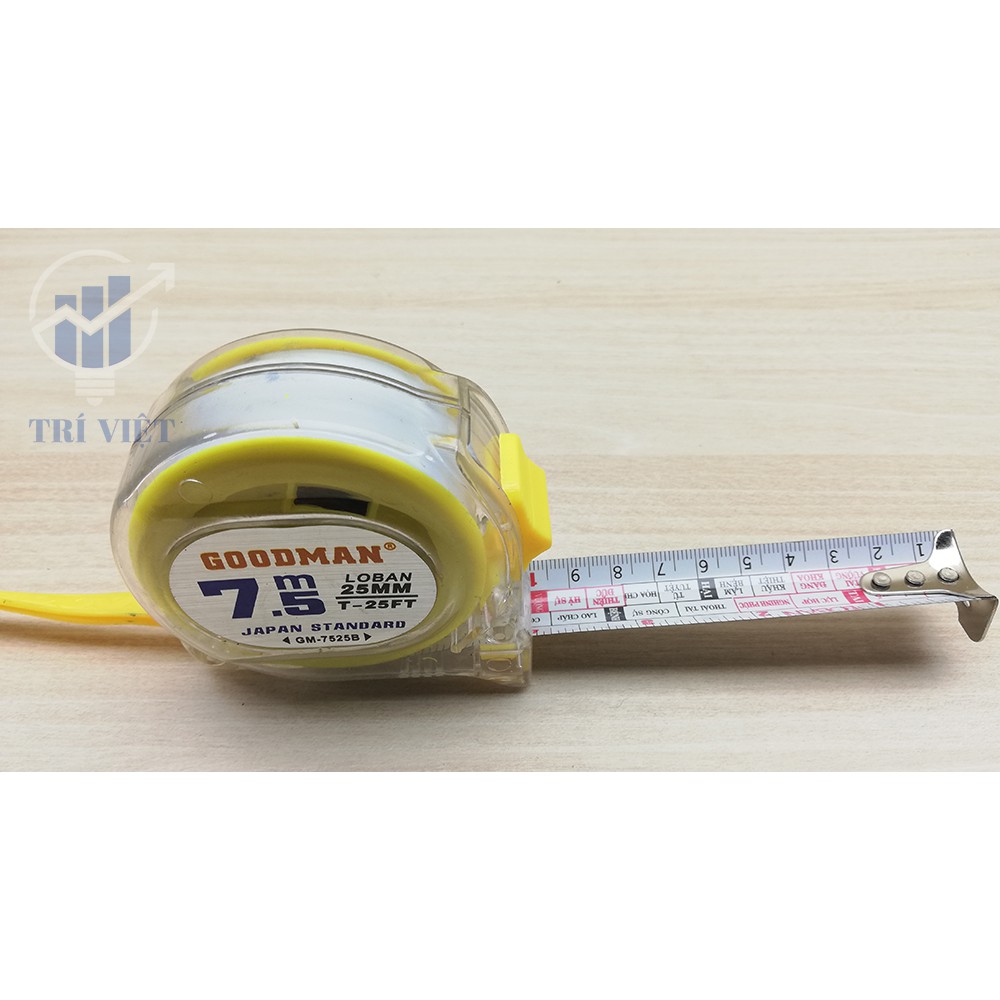 Thước cuộn, thước kéo, thước đo 5m, 7.5m, 10m goodman