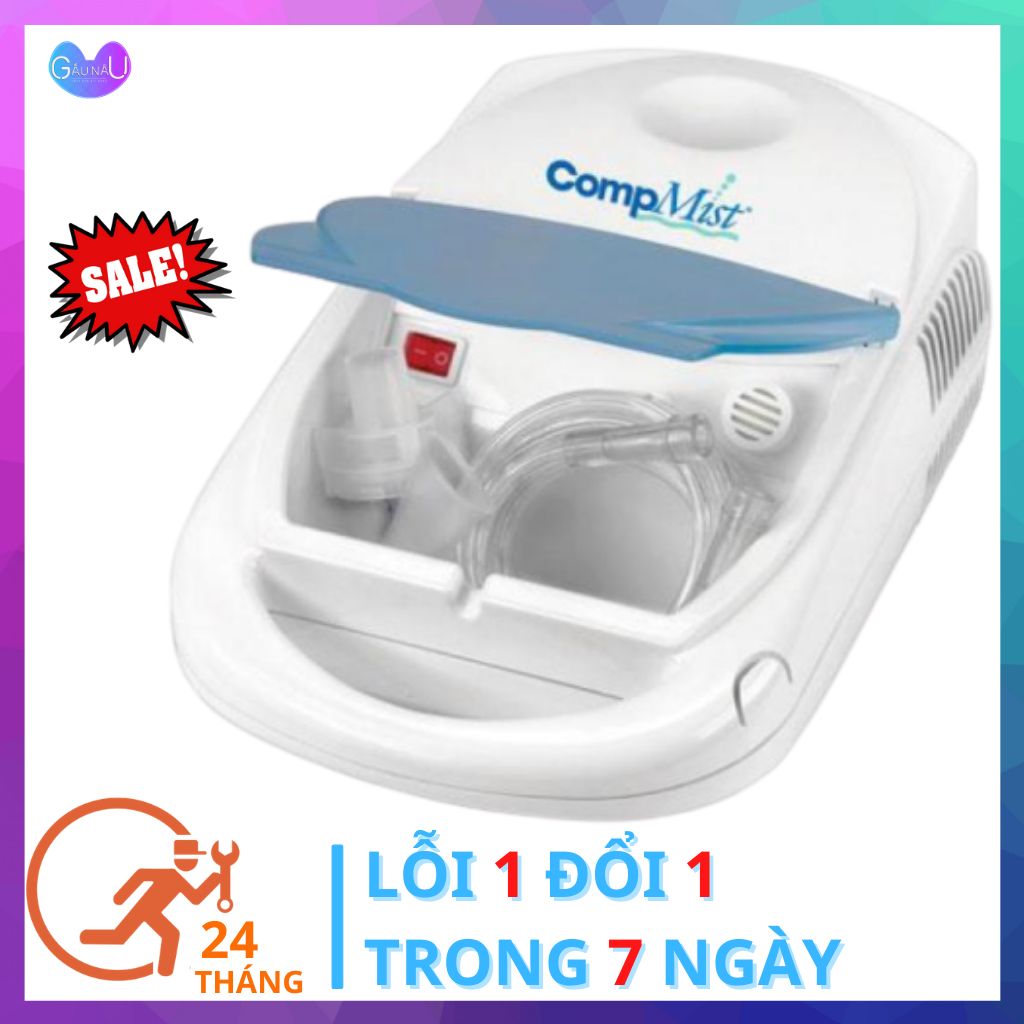 Máy Xông Mũi Họng COMPMIST - Máy Xông KHÍ DUNG Mũi Họng Cao Cấp Bảo Hành 24 Tháng Hàng Chính Hãng