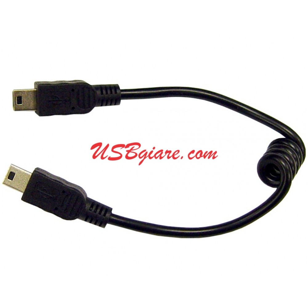 Cáp mini usb 2 đầu đực 0.3m