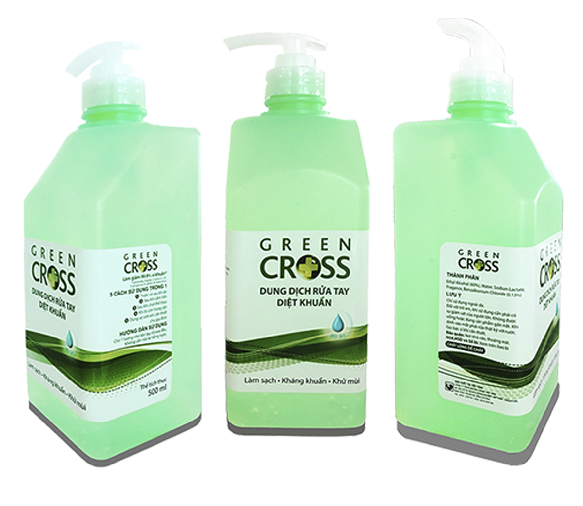 Dung Dịch Rửa Tay Khô Green Cross Hương Trà Xanh