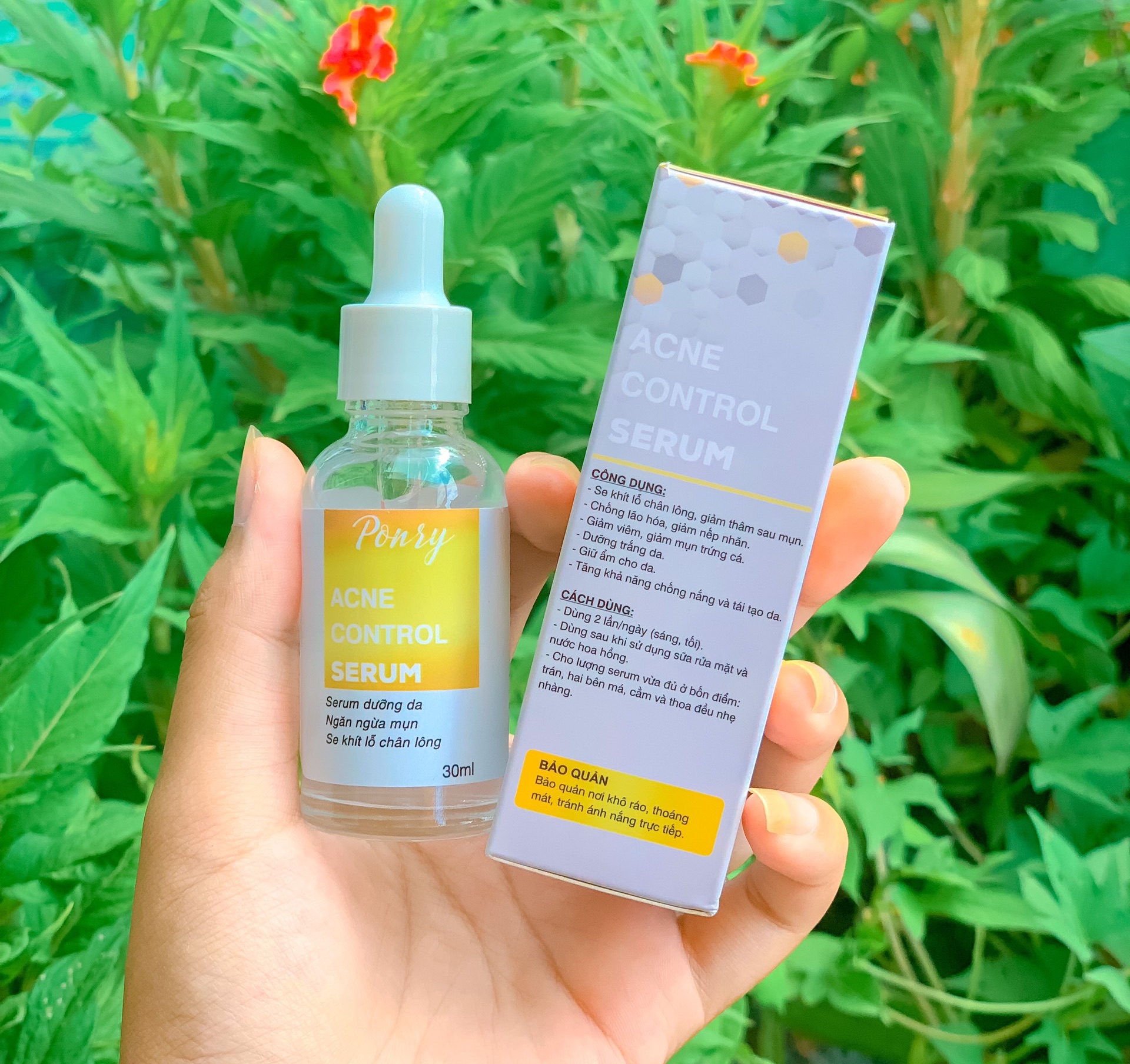 Serum Ponry dưỡng ẩm, phục hồi da mẫu mới 30ml