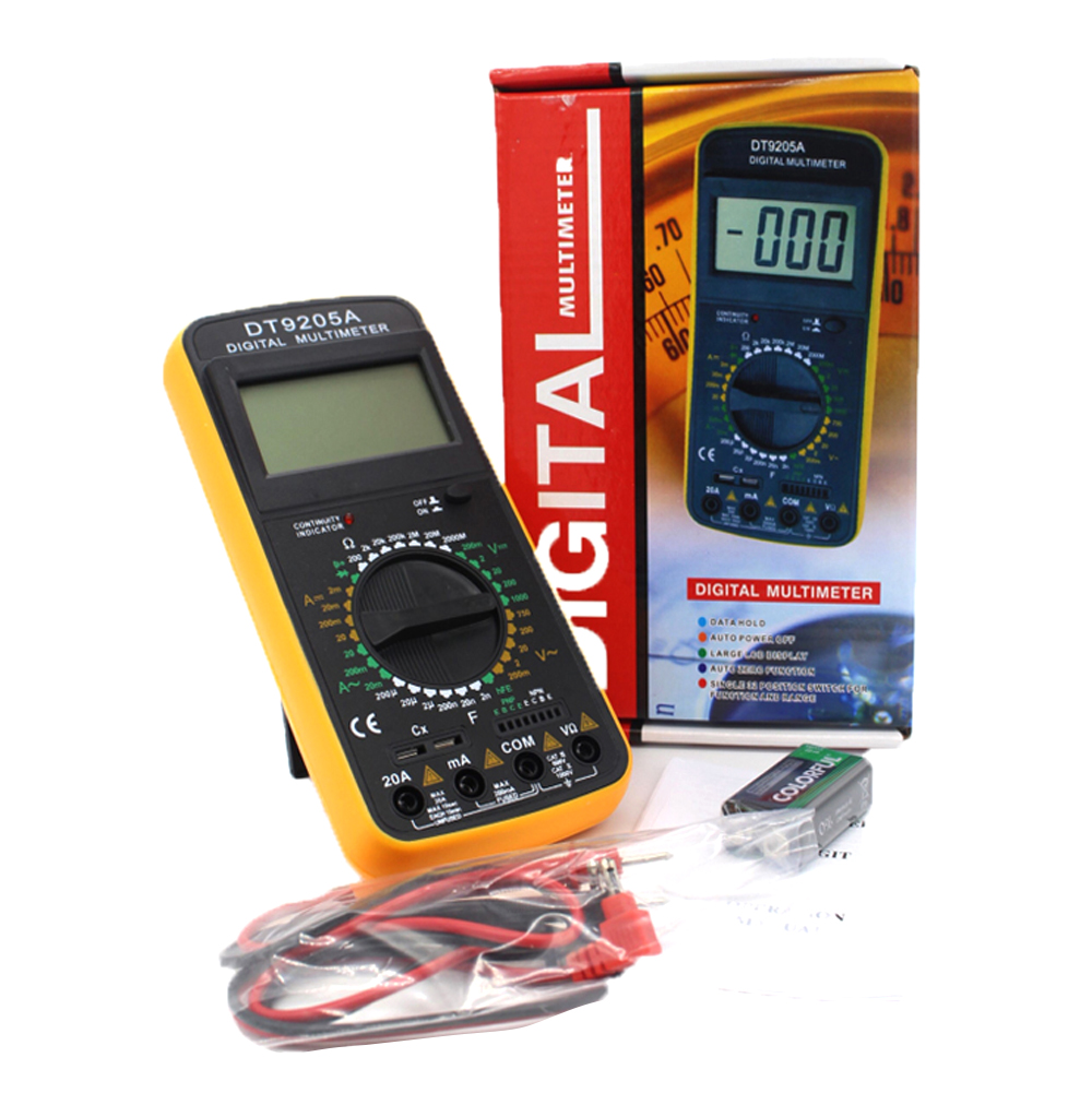 Đồng hồ đo điện vạn năng dt9205a