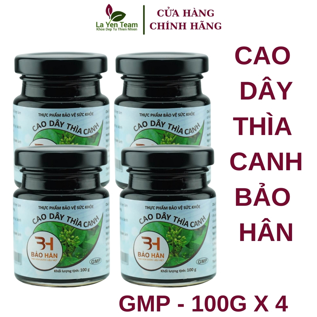 [HCM]Cao Dây Thìa Canh Bảo Hân 100g - Liệu trình 4 Hũ (Tác dụng hạ và ổn định đường huyết) | La Yến Team