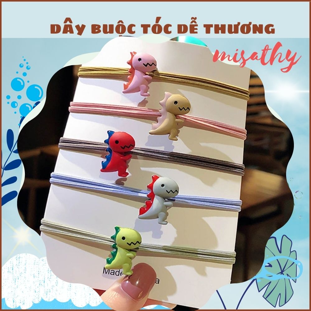 💝 hot💝set 2 dây buộc tóc đễ thương, top dây cột tóc 2022