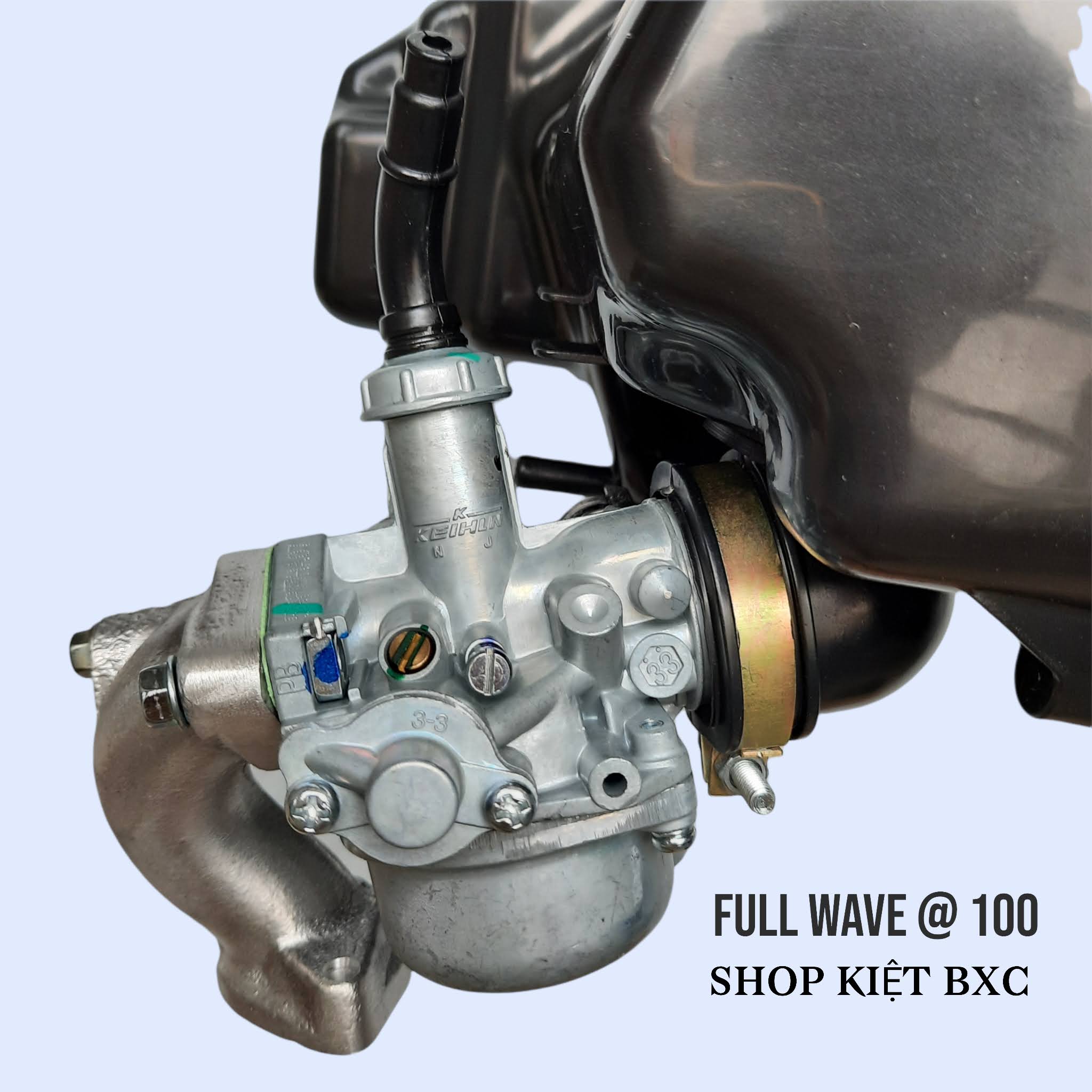 Bộ chế hòa khí full bộ Wave Rs 100