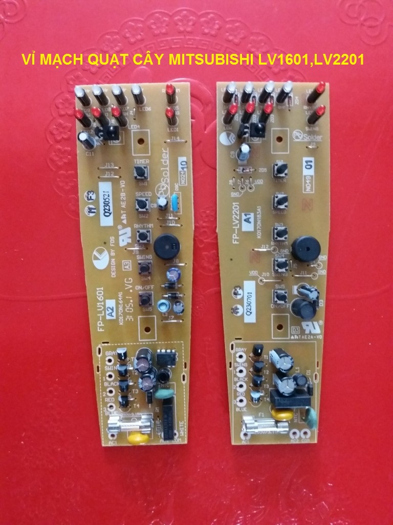 VỈ MẠCH QUẠT CÂY MITSUBISHI LV1601,LV2201 (CHÍNH HÃNG)