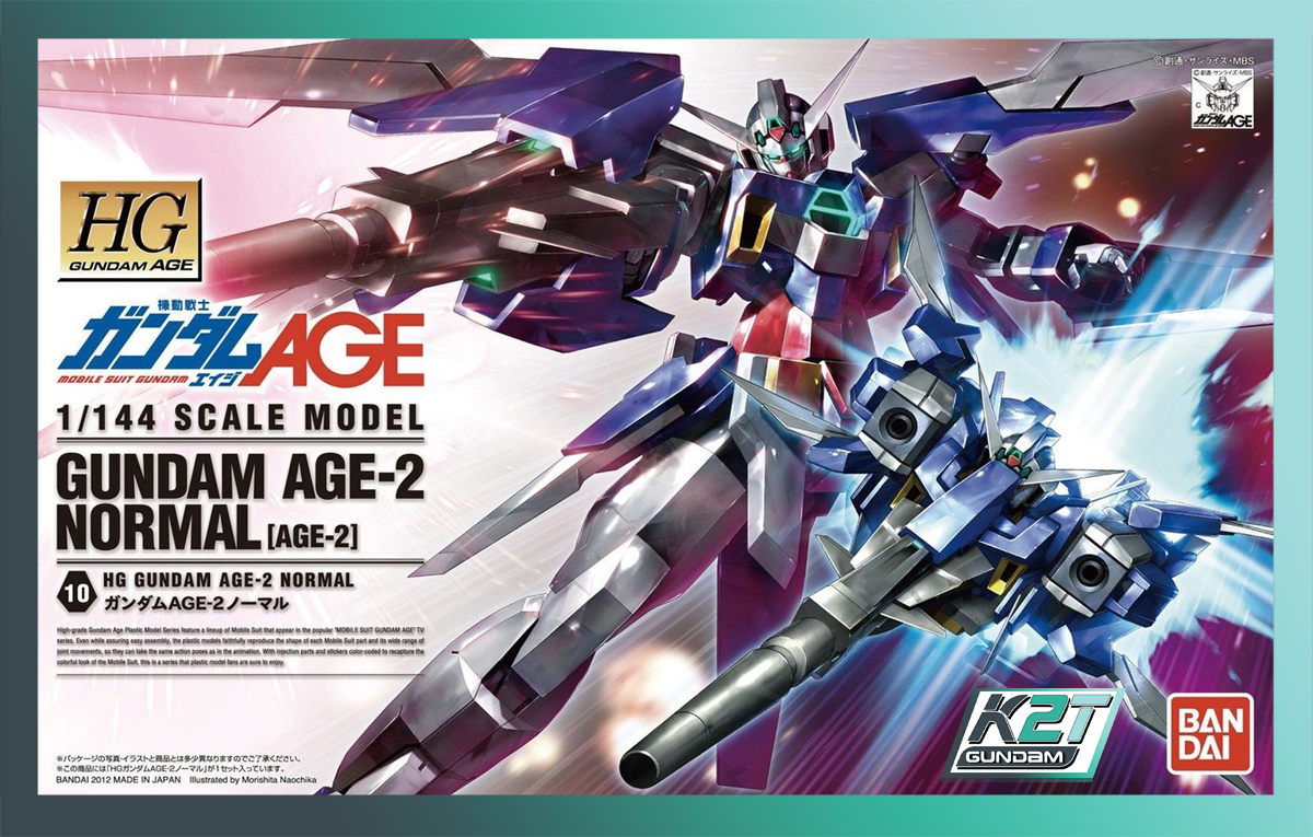 Mô hình lắp ráp hg age 2 normal gundam bandai hgage