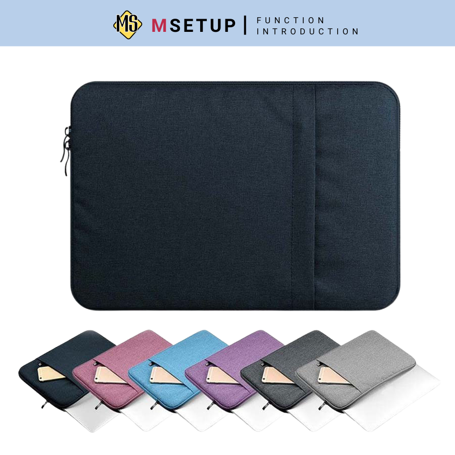 Túi Chống Sốc Laptop Macbook ( 2 Ngăn - Full Size 13,14, 15, 15.6 inch) T009