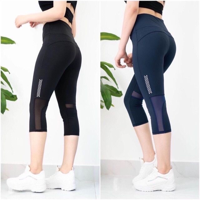 Quần lửng tập gym thể thao yoga nữ