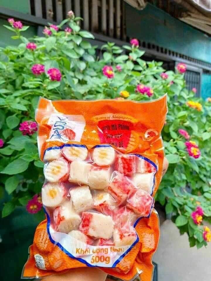 Viên cua Hoàng đế Singapo 454g yosa, cua hoàng đế, chiên,thả lẩu