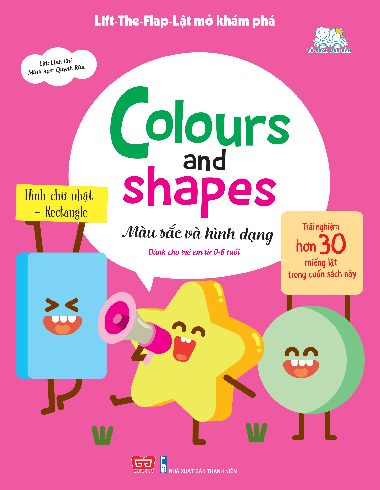 Lift-The-Flap-Lật mở khám phá - Colours and Shapes - Màu sắc và hình dạng