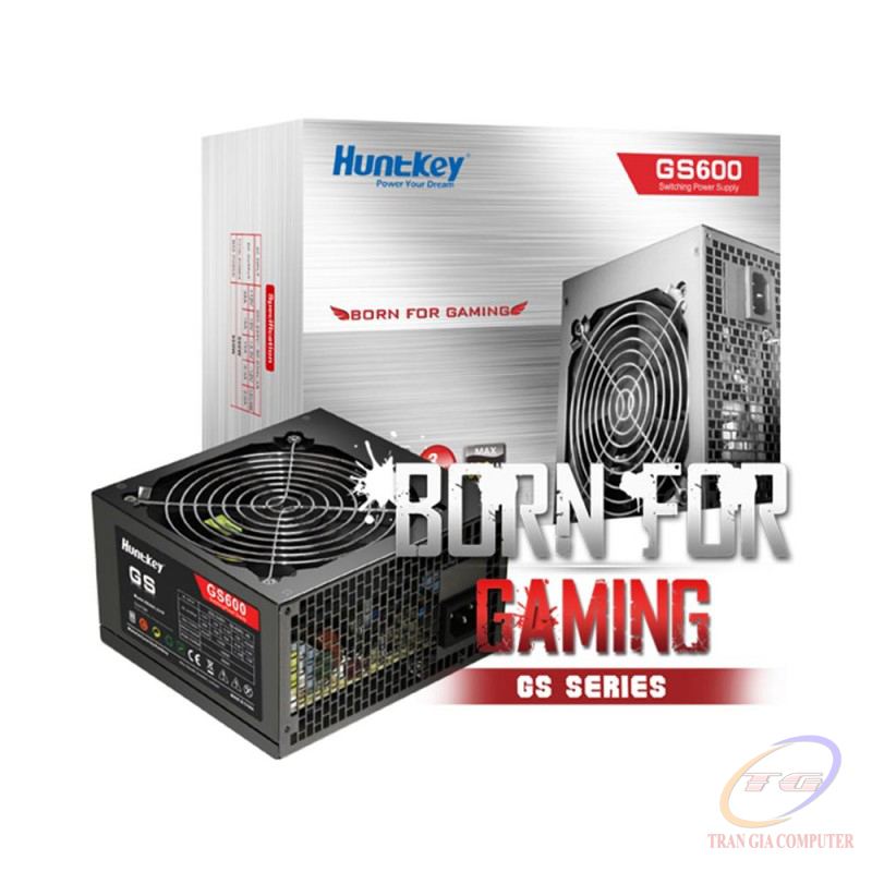 Nguồn máy tính huntkey gs600 600w – 80 plus