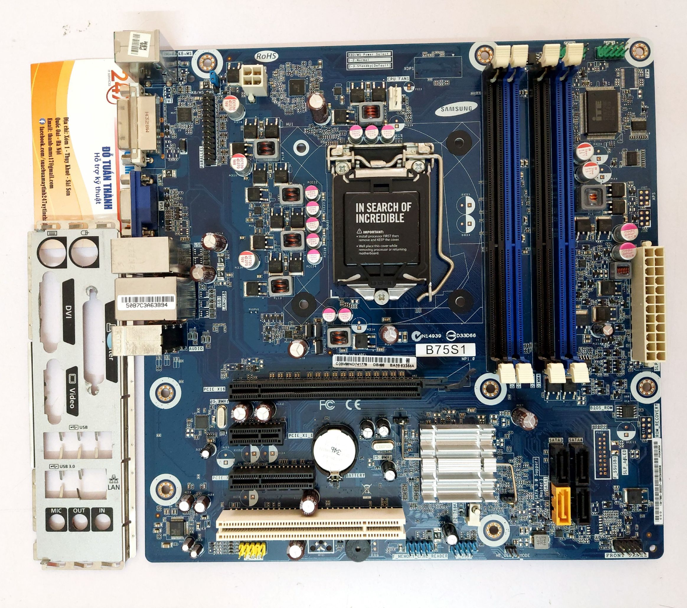 Main samsung b75 4 like new bảo hành 2 năm