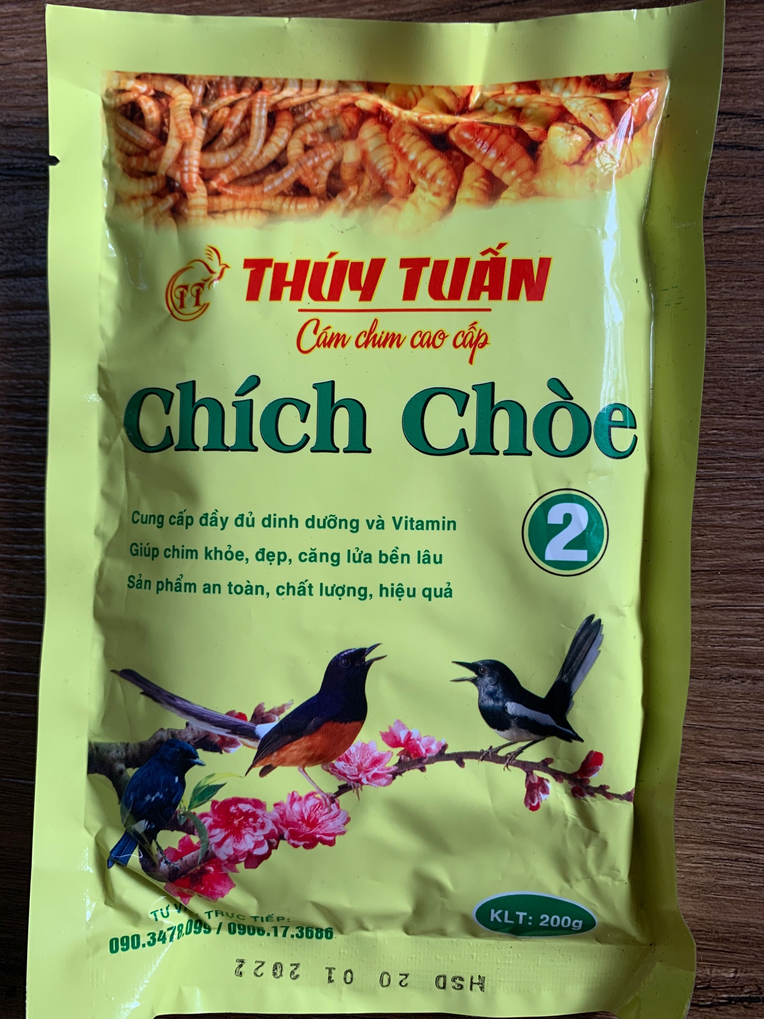 Thức ăn cho chim Chích choè Số 2 Thuý Tuấn 200g