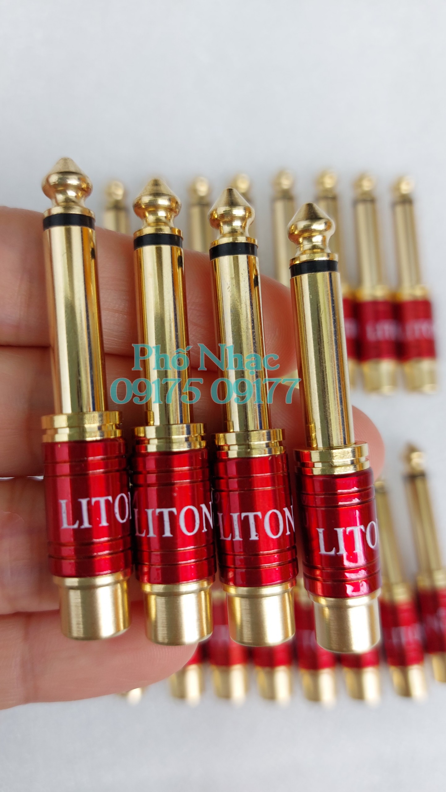 Jack đầu 6 ly chuyển ra av hiệu liton -rắc 6 ly ra av hàng cao cấp