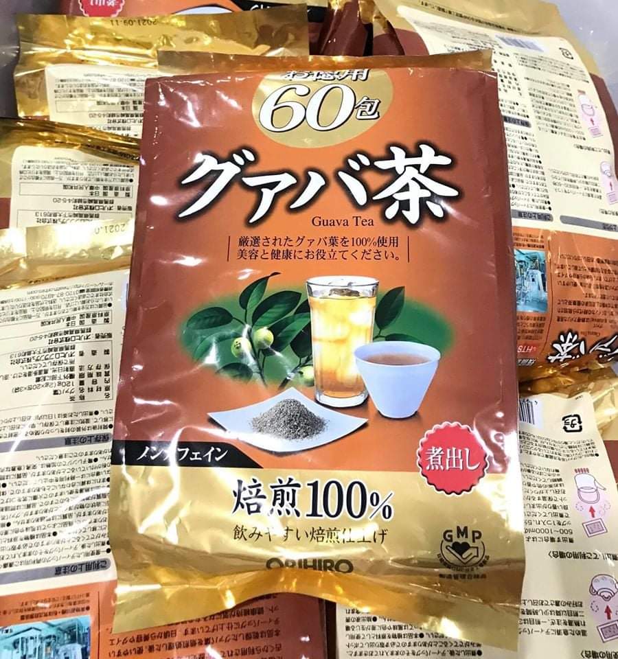 Trà lá ổi non orihiro nhật bản - 60 gói
