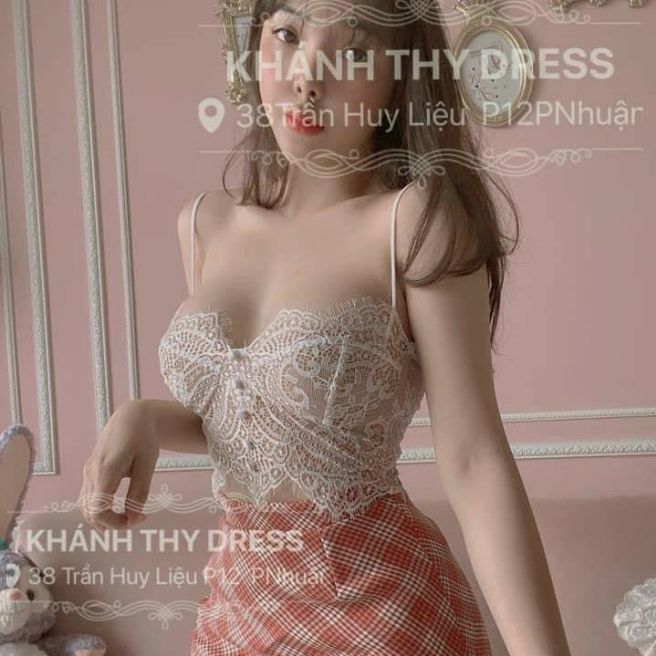 Áo 2 dây ren siêu hot vải siêu đẹp
