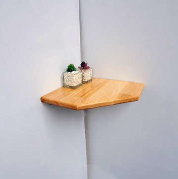 Kệ gỗ góc tường đựng để treo đồ decor trang trí treo tường