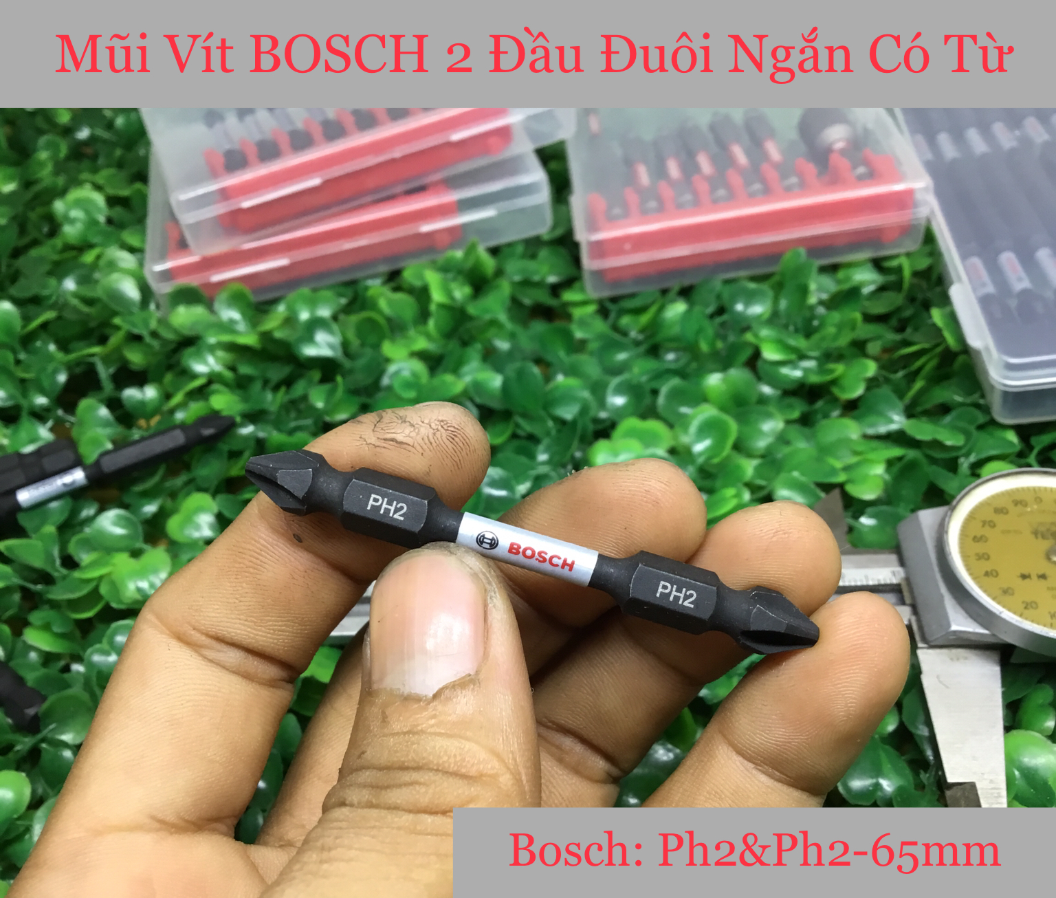 Mũi vít 2 đầu chính hãng có từ ph2&ph2-65mm