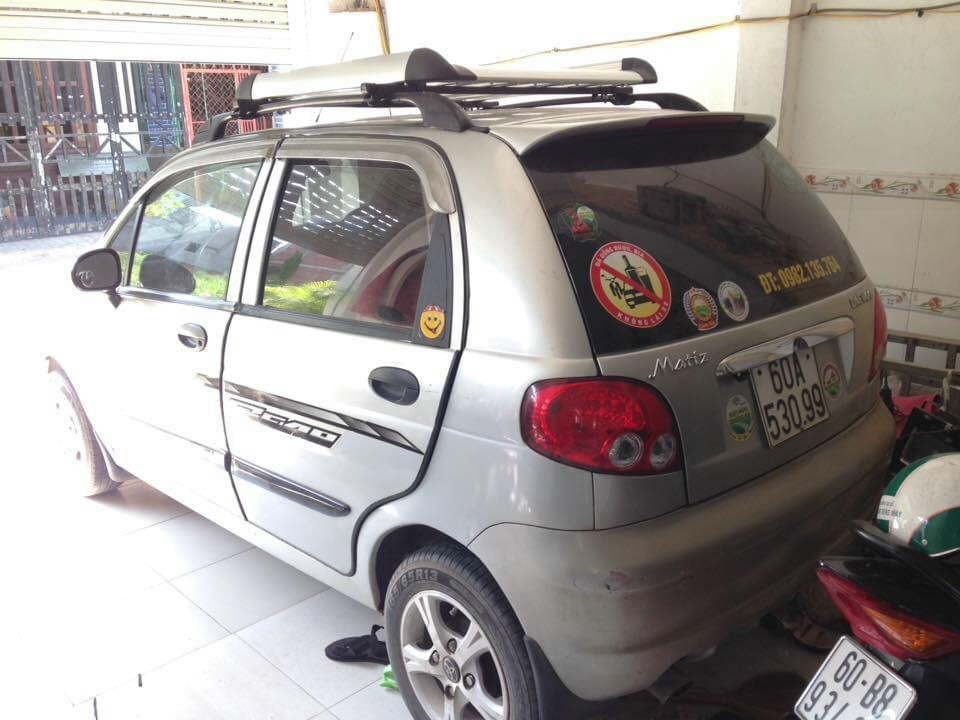 Bộ giá nóc vuông cho xe Matiz