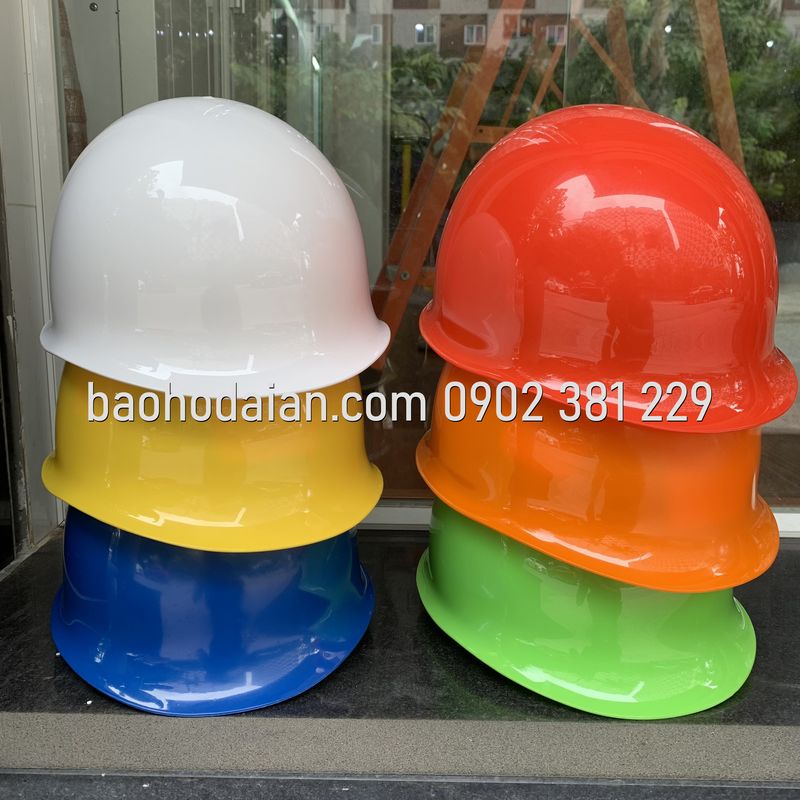 Nón bảo hộ kiểu Nhật - Có xốp chống va đập - 5 màu lựa chọn