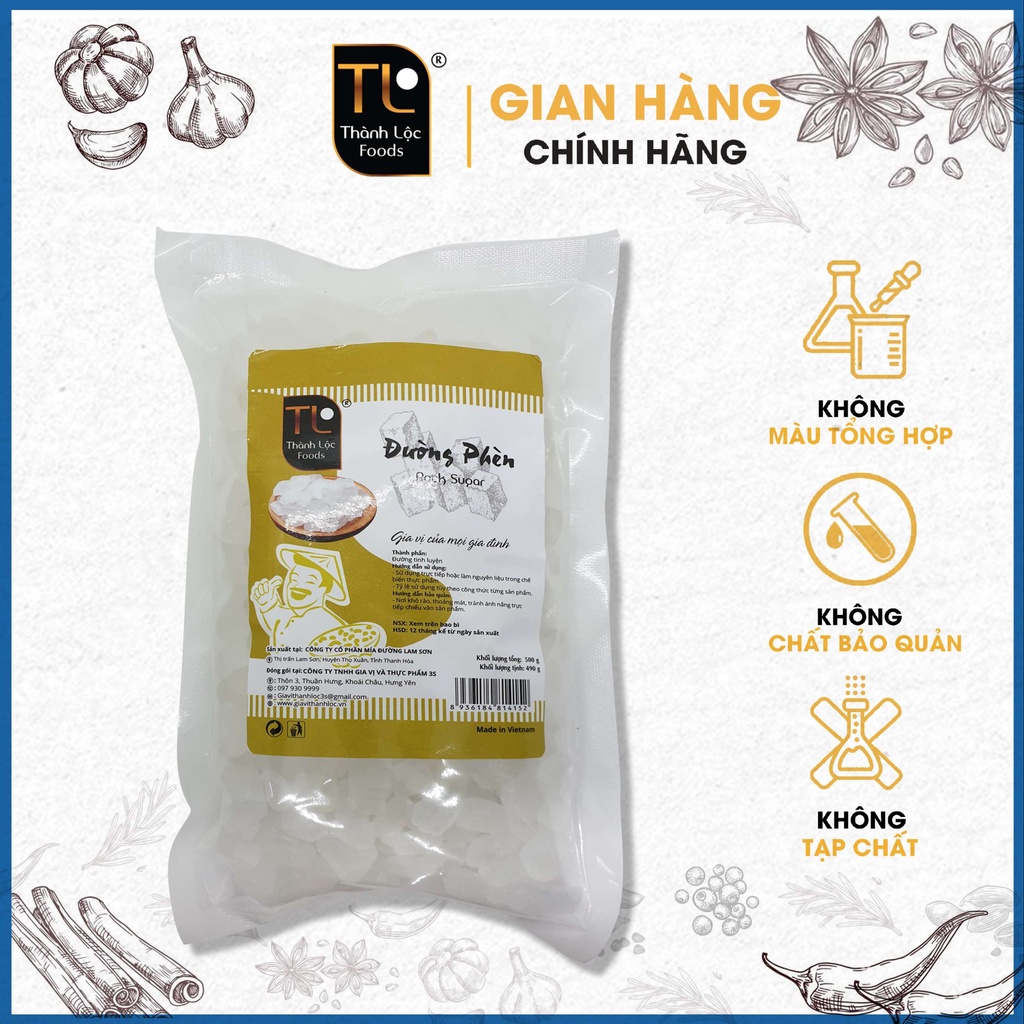 Đường phèn Thành Lộc G500g (490g)