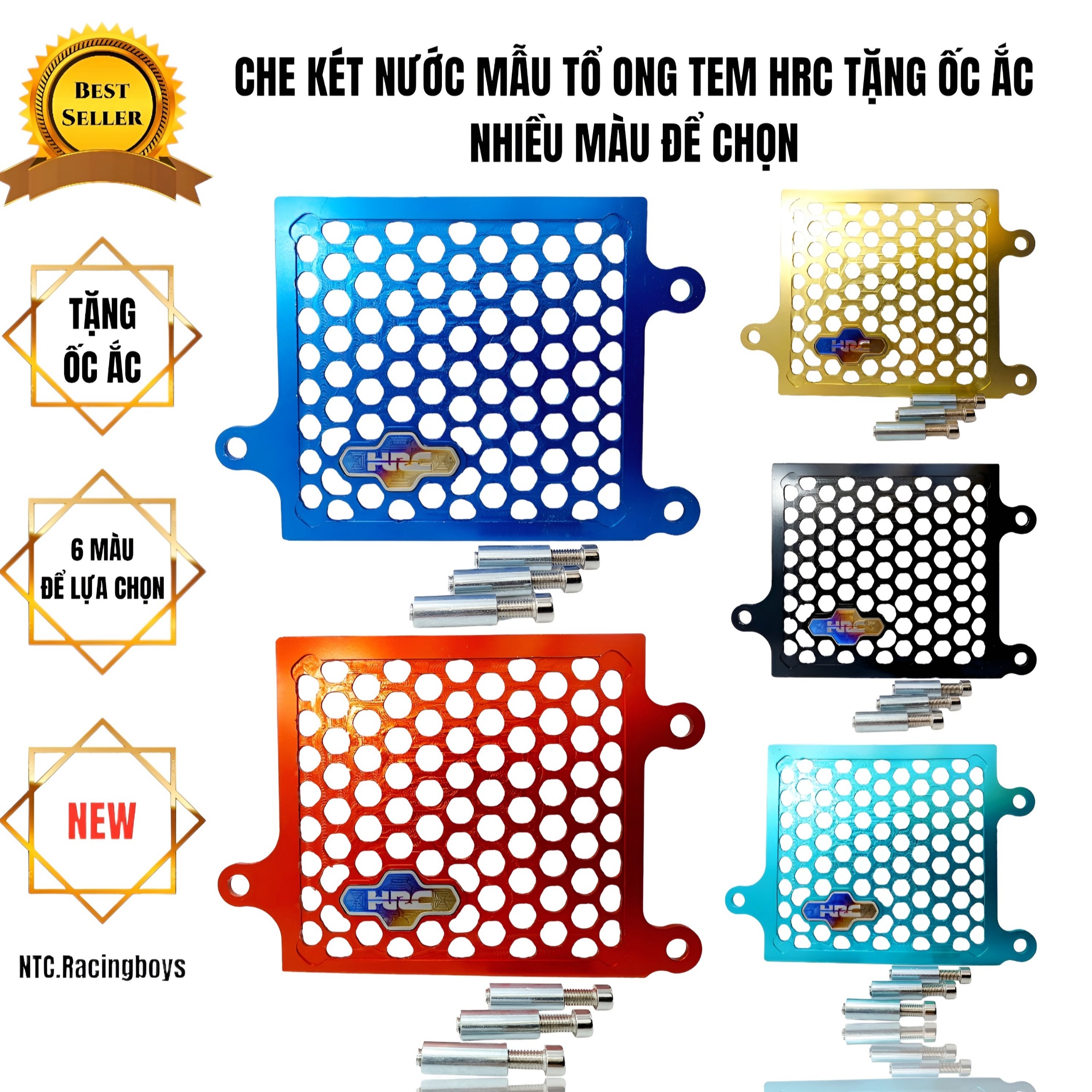Che két nước nhôm cnc Vario150/AB/Click/Lead125 : nhôm cnc 3li mẫu đồng tiền tem titan HRC