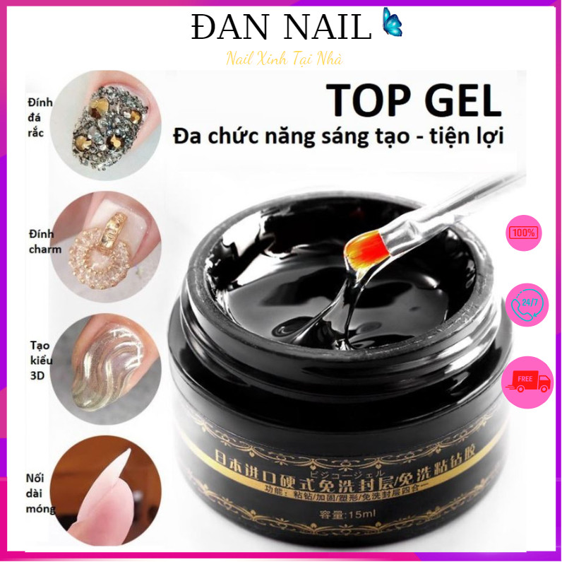 Gel đính đá nail - Gel dán hột - Gel nối móng 8ml siêu chắc - Phụ kiện nail giá rẻ