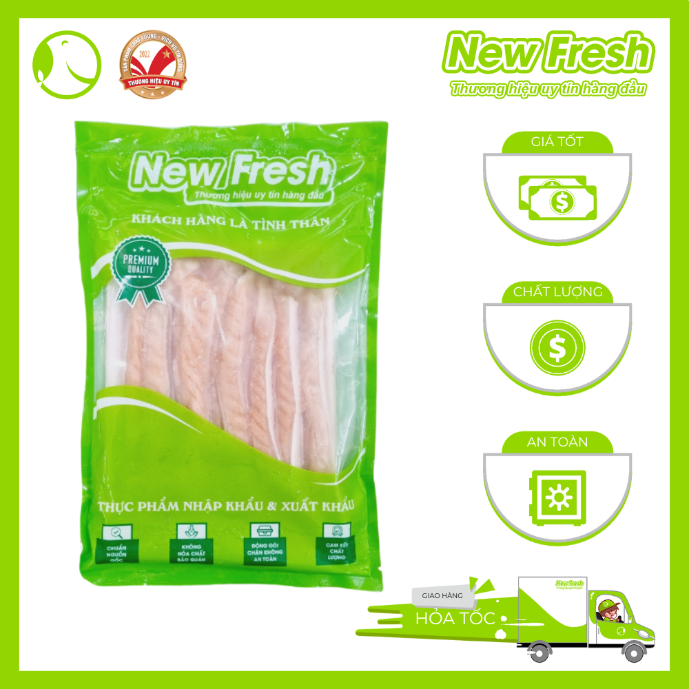 [HỎA TỐC HCM] Lườn Cá Hồi Nauy (cắt dày 1-3cm) - Túi 500Gr