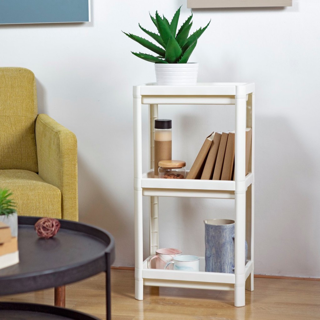 Kệ Đa Năng 3 Tầng Tokyo Inochi Nhật Bản, Nhựa Nguyên Sinh cao cấp rất chắc chắn, lắp ráp dễ dàng