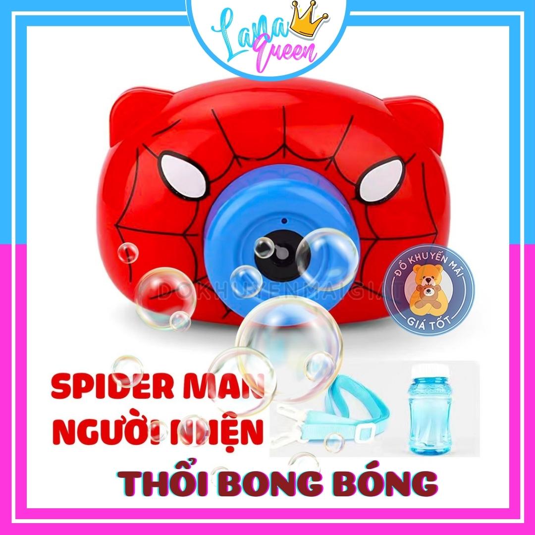 [Hoàn Tiền 10%]Máy Ảnh Thổi Bong Bóng Phát Nhạc Máy Ảnh Thổi Bóng Tự Động Kèm Xà Phòng Đồ Chơi Ngoài Trời Có Đèn Cho Bé - LANA QUEEN