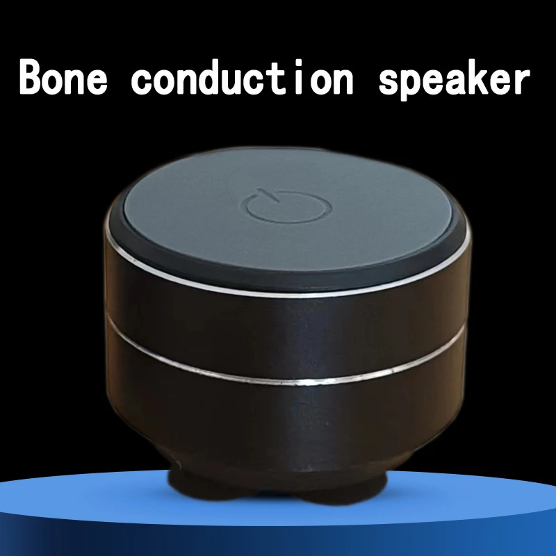 [Discount]Bone Conduction Wireless Speaker - Sucker Mount, TWS Hi-Fi Sound Enhanced Bass, Wearable Loop, Resonance Features Dynamic Audio