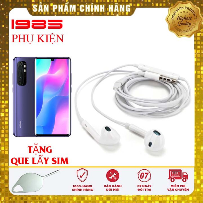 Tai nghe cho xiaomi mi note 10 lite nghe cực hay