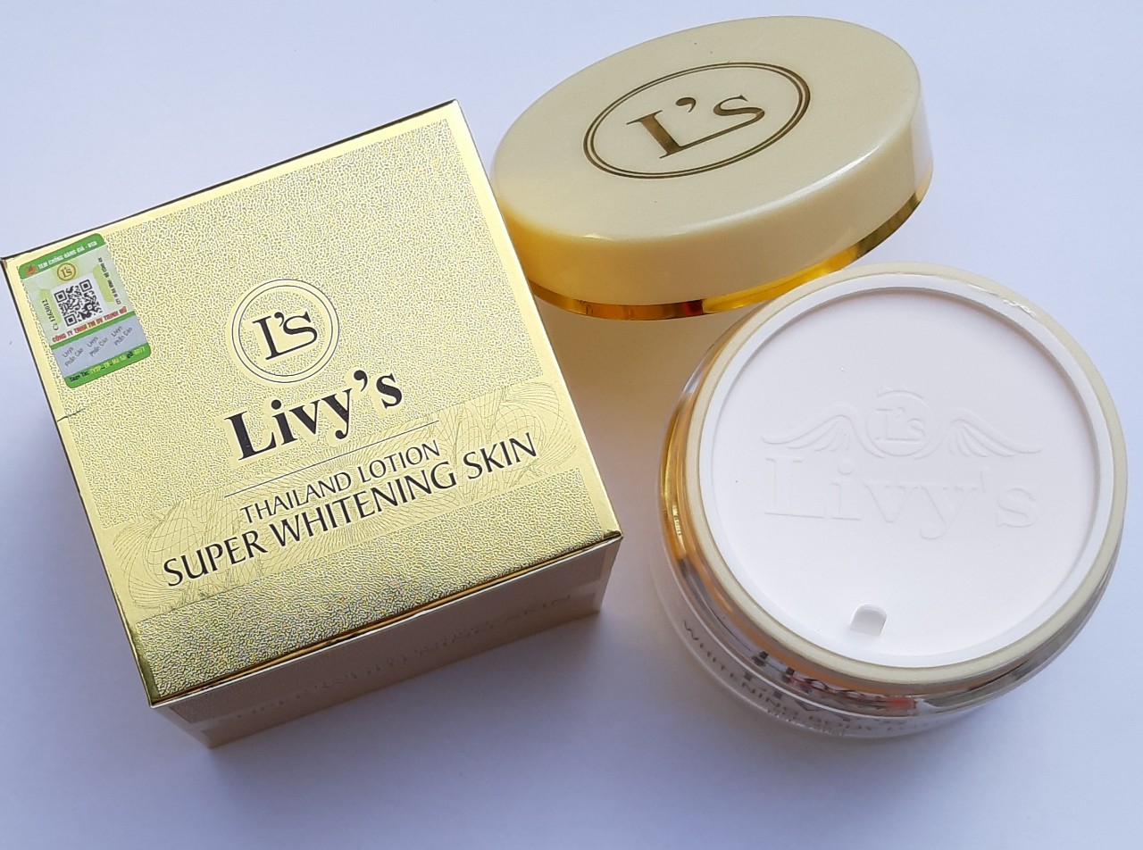 [chuẩn thái] Kem Dưỡng Trắng da Toàn Thân Livy's Body lotion super whitening skin Thái Lan SPF 45+ 250g