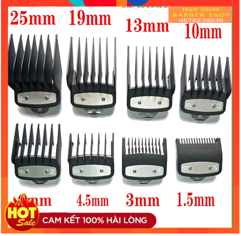 Bộ Cữ Gá Thép - WAHL Magic 8184 - Cữ 1,5mm - 25mm - Hàng Mới Chất Lượng - Bảo Hành 3 Tháng