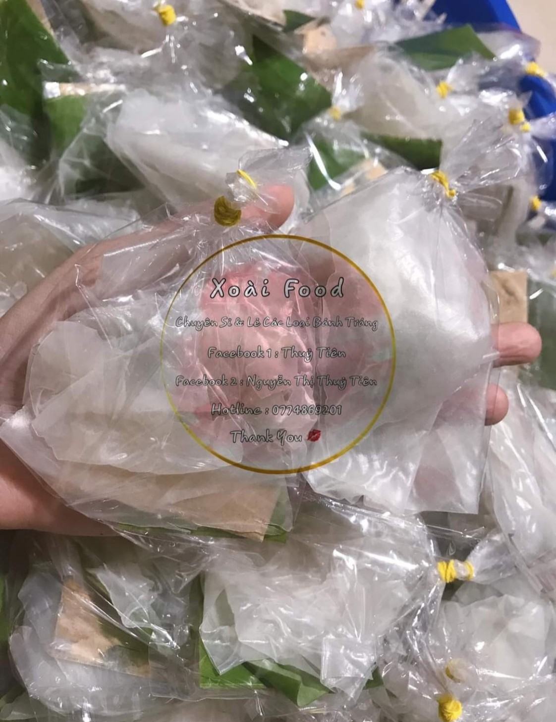Combo 10 bịch Bánh tráng rìa phơi sương mini