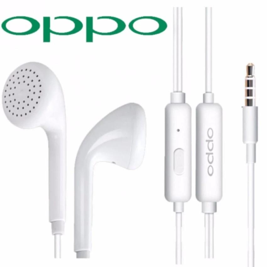 Tai nghe Oppo R11, tai nghe nhét tai đa năng trắng có bảo hành tặng kèm đệm tai