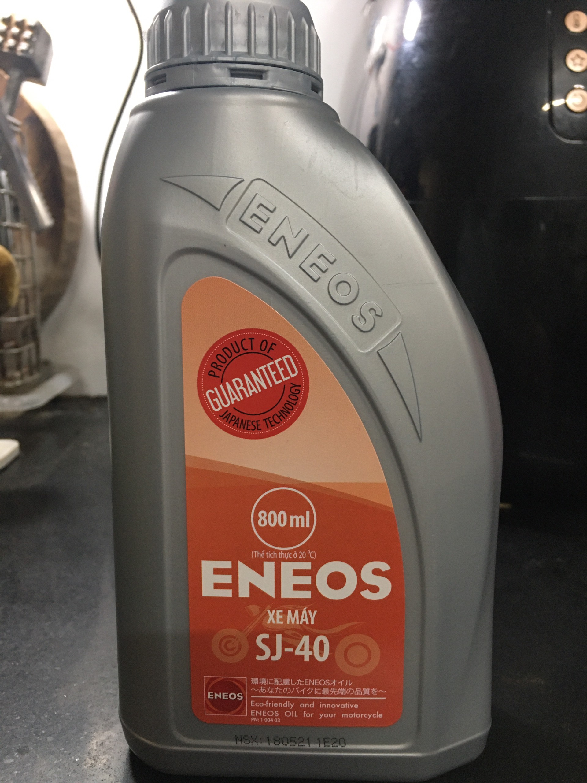 Dầu nhớt eneos sj-40/eneos sj-20w40 nhớt xe số eneos 800ml