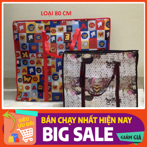 [GIÁ SỈ] Túi bao bạt đựng quần áo thời trang chống nước giá sỉ loại 80cm