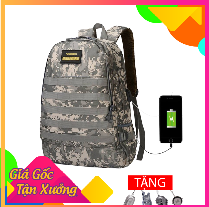 [Tặng quà móc khoá] Balo 3 Pubg, Ba lô pubg, Ba lô du lịch, ba lô thời trang, ba lô nam, ba lô nữ đẹp, ba lô đi học, đi làm, Túi du lịch size lớn hàng đẹp -Zokochishop