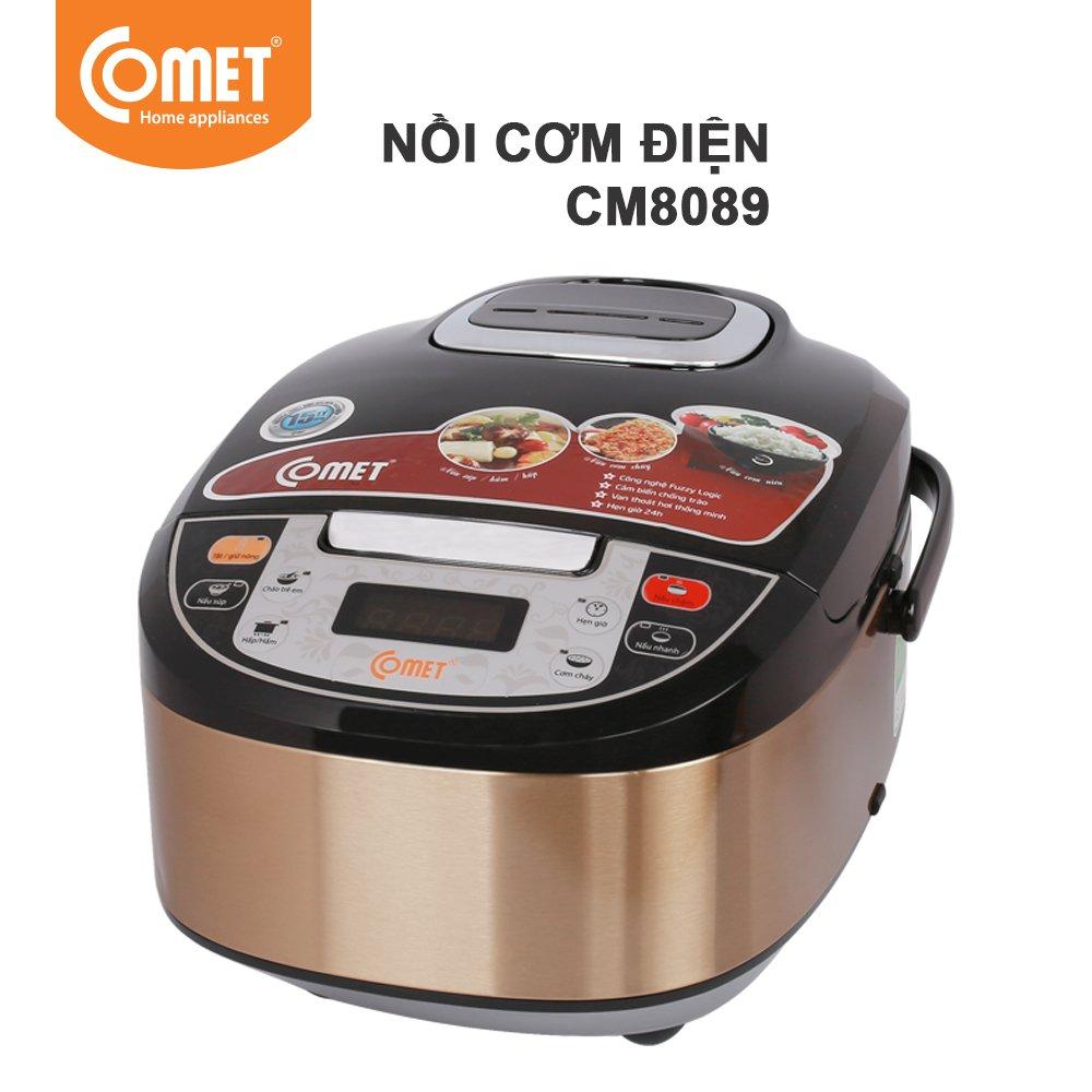 [HCM]Nồi cơm điện tử Comet CM8089 1.8L - Lòng Niêu - Bảo hành Chính hãng