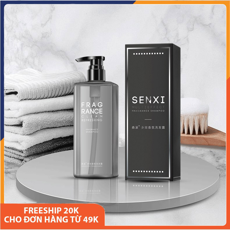Dầu gội đầu cho nam giới SENXI 500ml mùi thơm, sạch gàu, da đầu hết ngứa, kiềm dầu, tóc óng mượt, giảm rụng tóc SPT110041