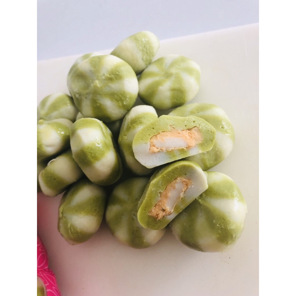 Bánh bao viên phô mai trứng muối 500g