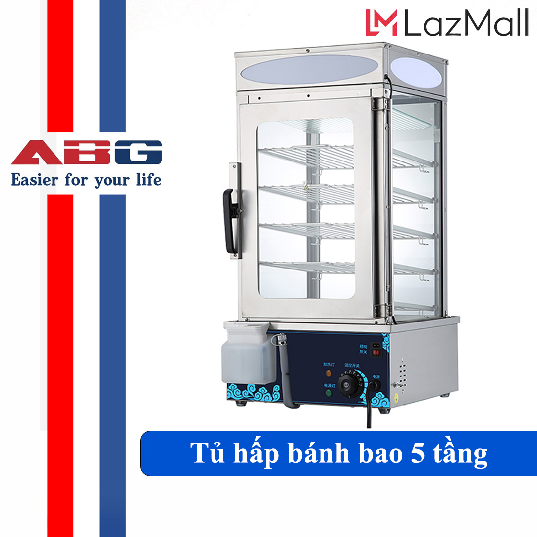 Tủ hấp bánh bao abg 5 tầng sử dụng để hấp bánh bao mang lại là những chiếc bánh bao ngon khó cưỡng được nhiều tiệm bánh, nhà hàng, khách sạn sử dụng