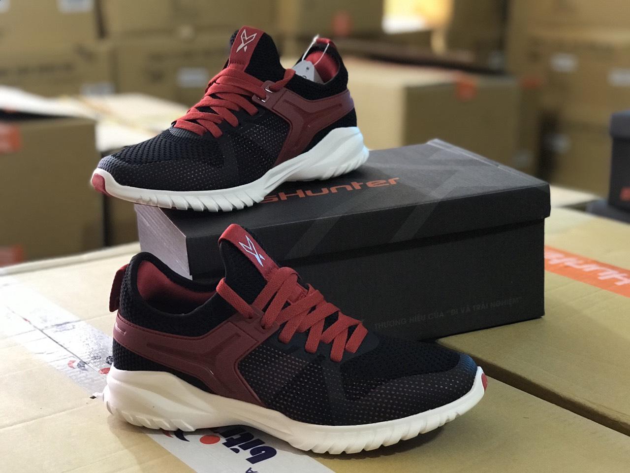 Giày Sneaker Nam Nữ Cao Cấp Bitis Hunter X Retro Essential Pack, DSUH00800DEN (Đen)