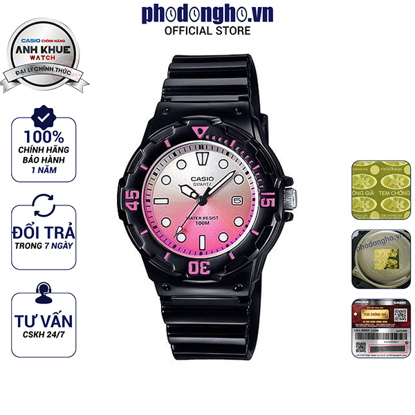 Đồng hồ nữ dây nhựa casio anh khuê lrw-200h-4evdr