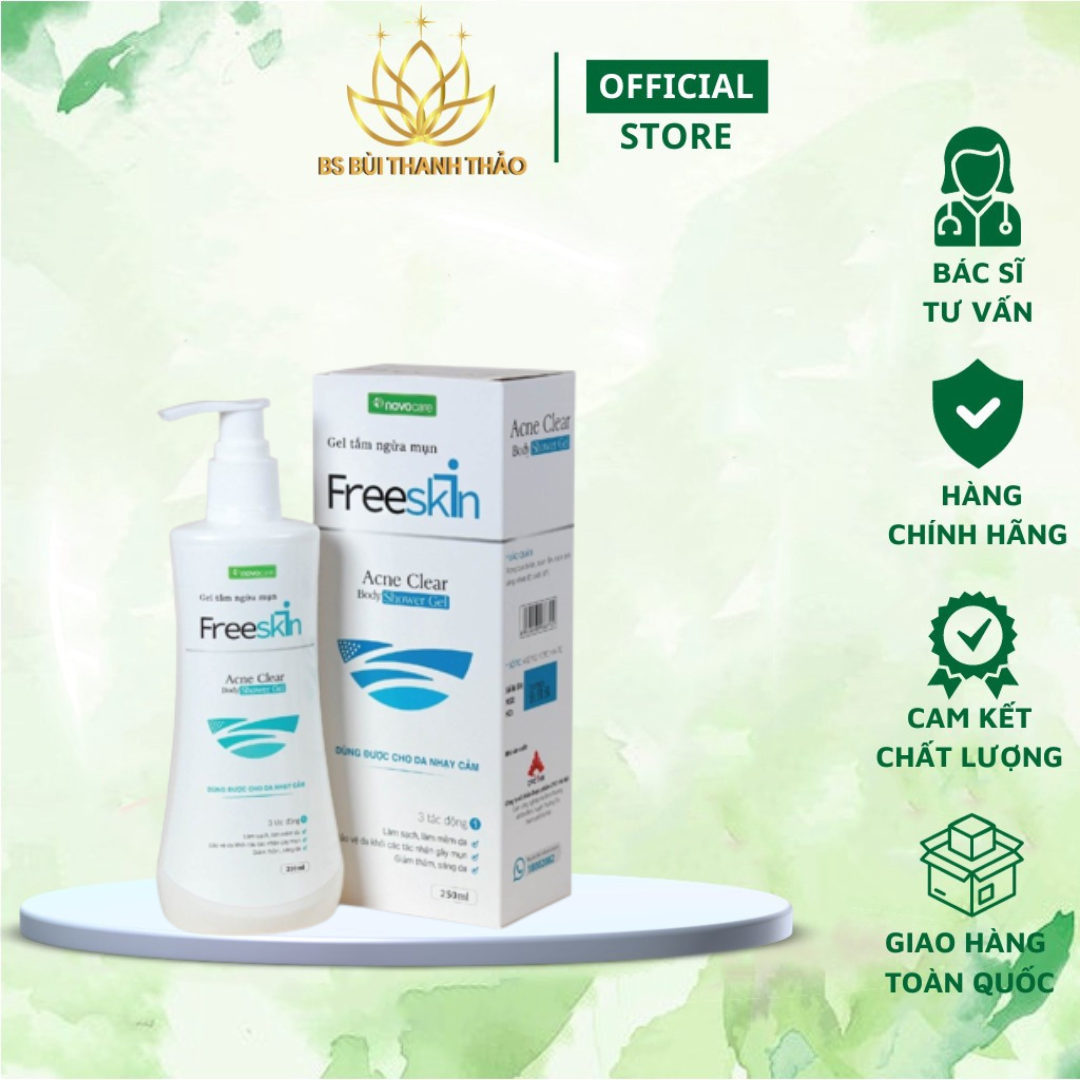 Gel Tắm Ngừa Mụn Freeskin Acne Clear Body