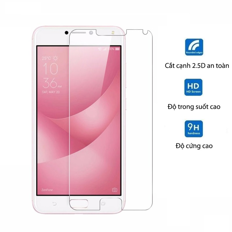 Kính cường lực Asus Zenfone 4 max pro - Kính cường lực trong suốt