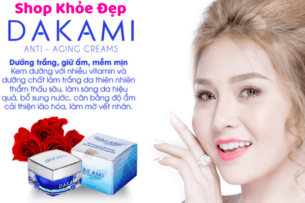 Kem dưỡng da cao cấp Dakami Dưỡng trắng da, chống lão hóa toàn diện